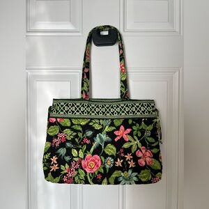Vera Bradley 100% cotton Floral Patterned Tote Bag